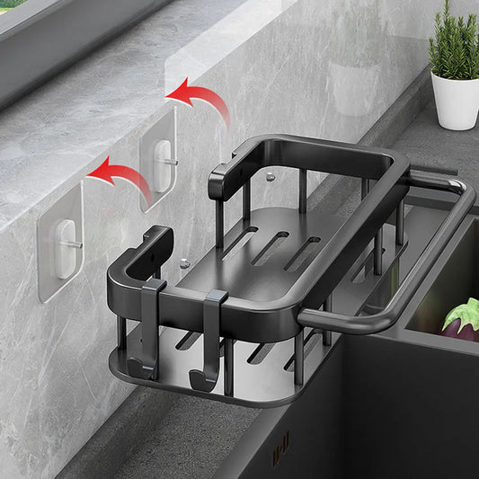 No Drilling Stainless Steel Kitchen Organizer Shelf Wall Mount Countertop Drainer Rack Storage Shelf And Organiser For Kitchen Peaceful Pleasures Health and Wellness