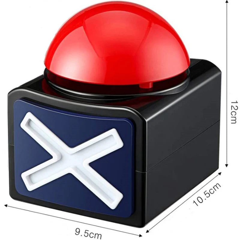 Interactive Quiz Buzzer with Sound & Light | Party Game Button