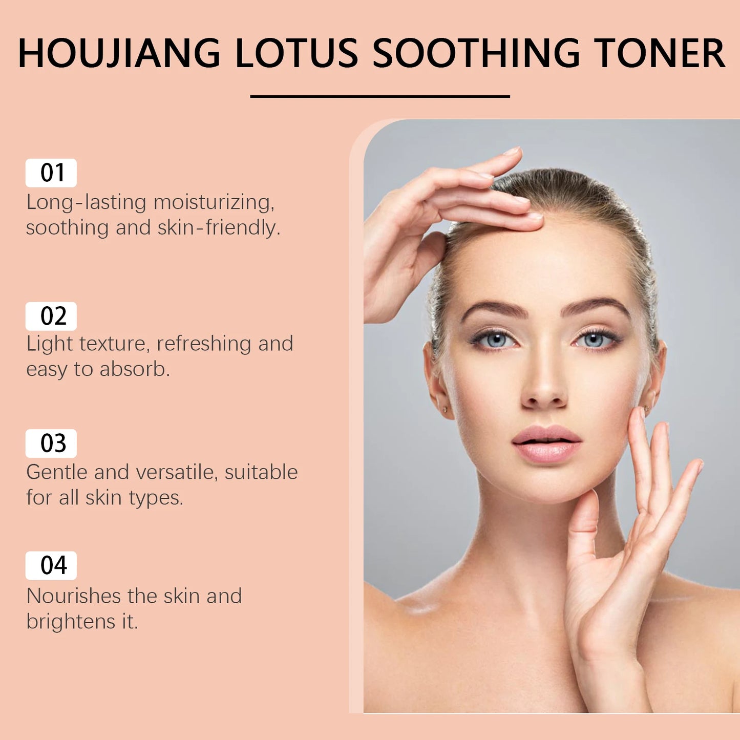 Lotus & Hyaluronic Acid Facial Toner – Pore Refining 100ml