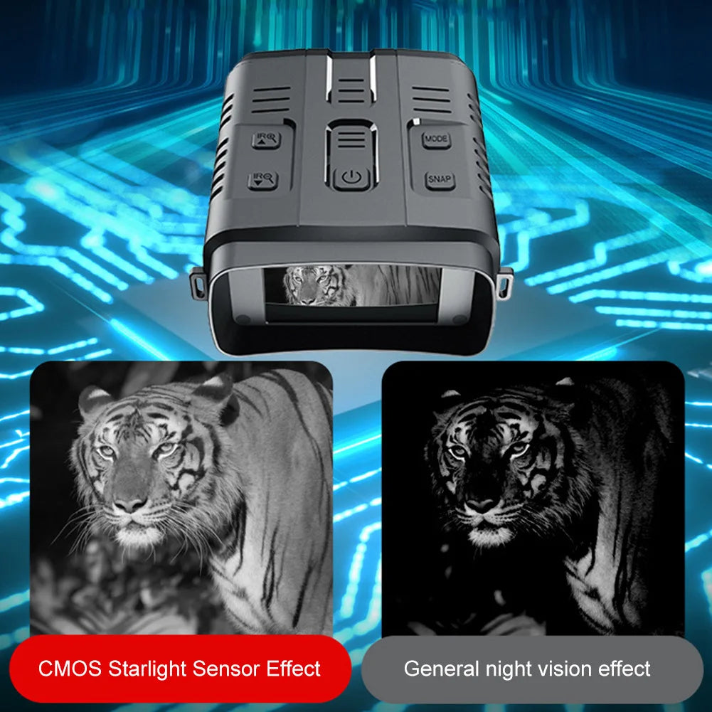 Infrared Night Vision Device, Large Screen Binoculars, Handheld for Outdoor Photography and Video Recording Peaceful Pleasures Health and Wellness
