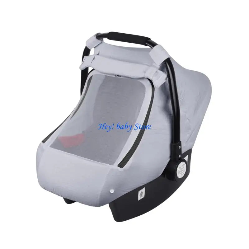 360° Windproof Baby Stroller Cover – Breathable Cotton Pram Protector