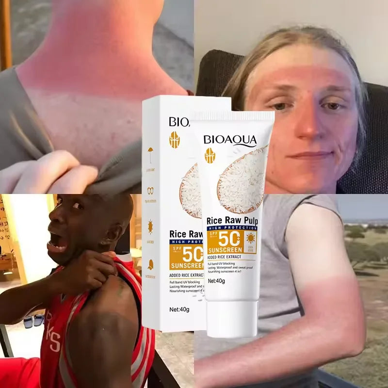 Facial Sunscreen Cream SPF 50+ Body Protector Solar Lotion Long-Lasting Non-Greasy Prevent Sunburn UV Protection Sun Sunblock Peaceful Pleasures Health and Wellness