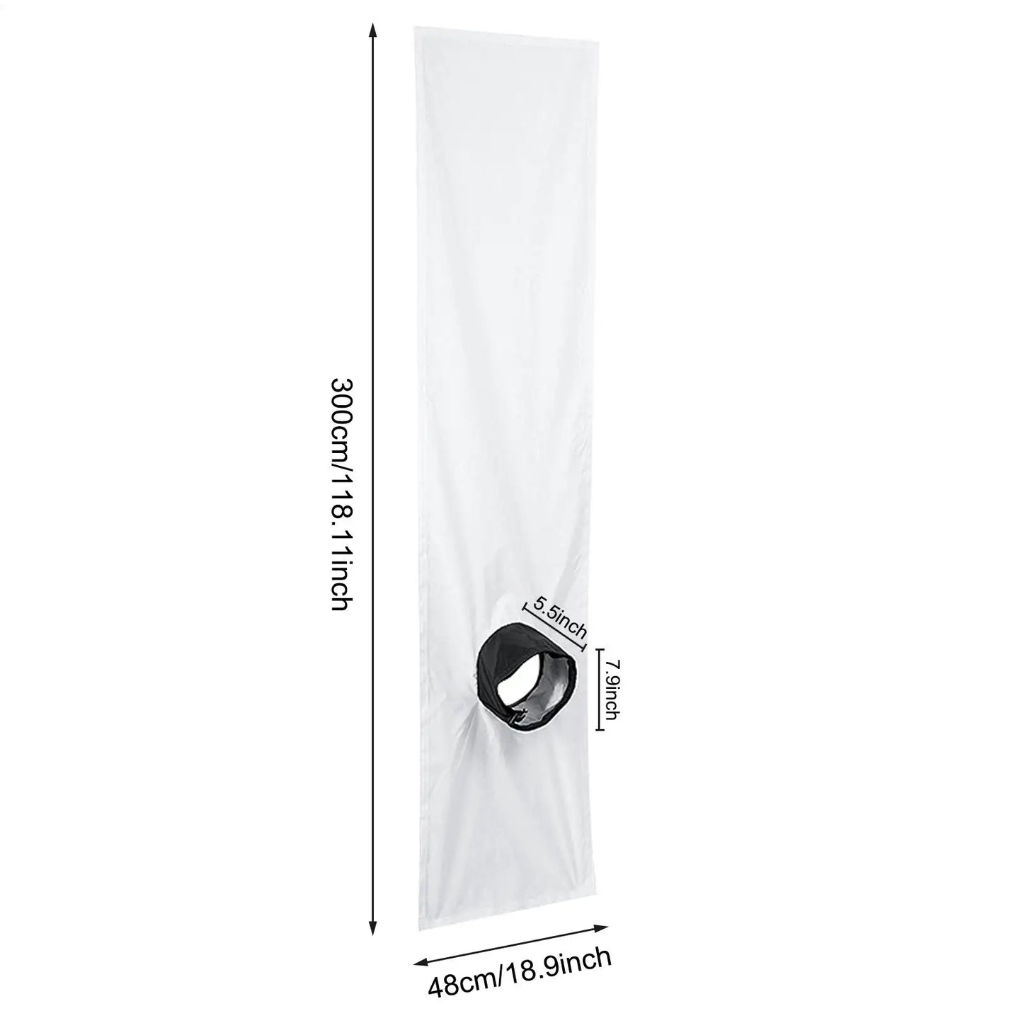 Portable AC Window Vent Seal Kit – Waterproof Cloth 2M/3M