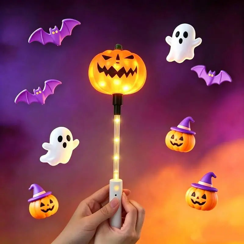 Halloween LED Glow Wands – Flashing Cartoon Kids Party Favors
