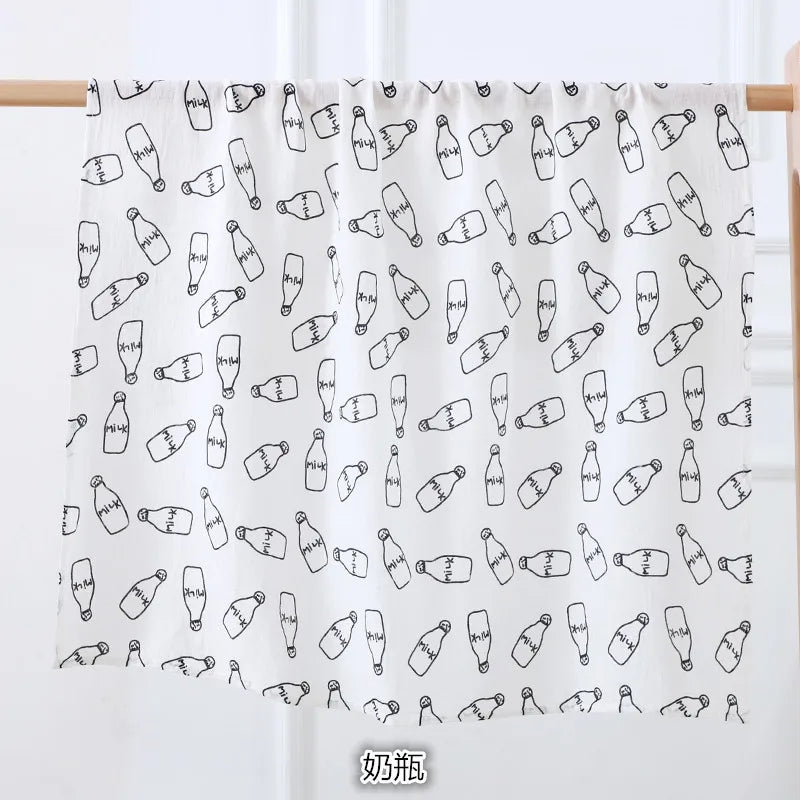 Baby Hooded Bath Towel Wrap – 100% Cotton Gauze 110cm