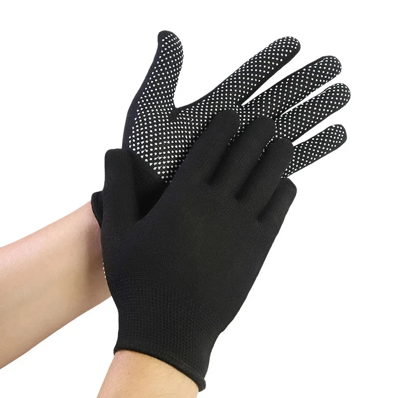 1Pair Nylon Beaded Anti-Slip Work Gloves Breathable Wear-Resistant Gardening Climbing Labor Protection Gloves Peaceful Pleasures Health and Wellness