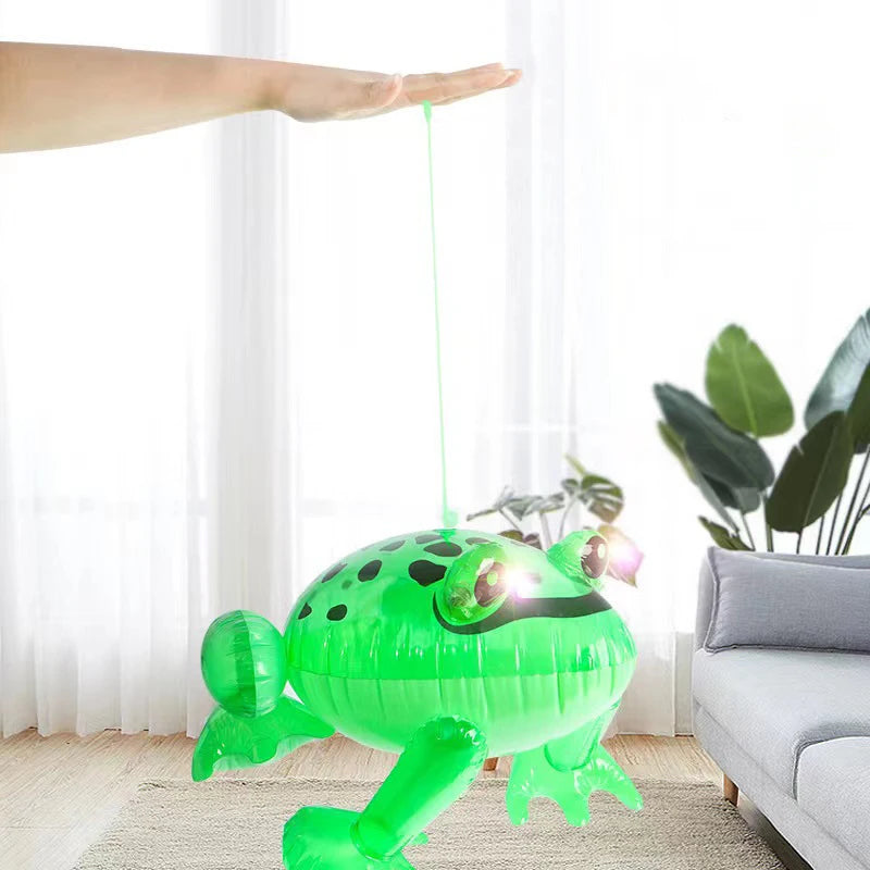 Glowing Inflatable Frog Toy – Kids Party & Birthday Decor