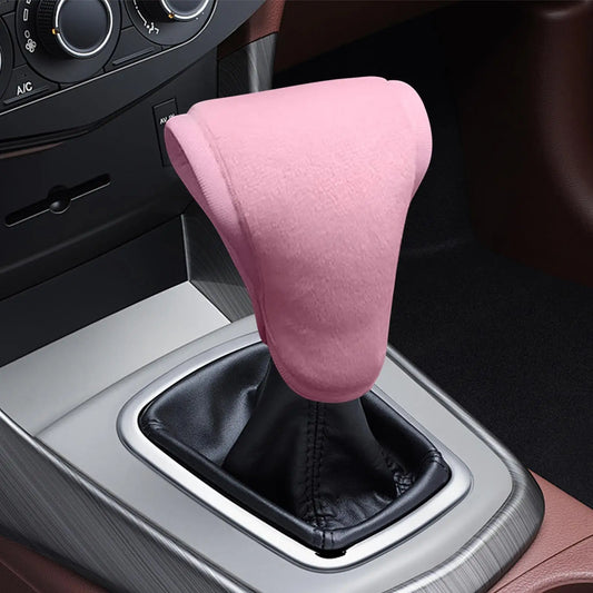 Universal Breathable Gear Shifter Knob Cover Anti-Slip Auto Shift Lever Cover for SUV, Truck, Sedan, Car Interior accessories Peaceful Pleasures Health and Wellness