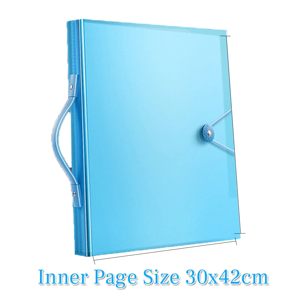 A3 Diamond Painting Storage Book | 30 & 60 Page Clear Folder Art Portfolio Folder Peaceful Pleasures Health and Wellness