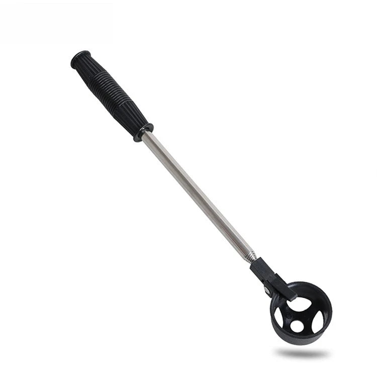 Golf Ball Retriever for Water Telescopic Portable Golf Ball Picker Steel Golf Ball Pick Up Grabber With Automatic Locking Scoop Peaceful Pleasures Health and Wellness black