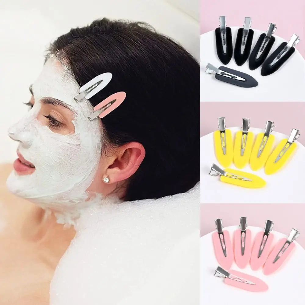 Korean Seamless Hair Clip Solid Color Bangs Clip Broken Hair Clip Super Fairy Makeup Hair Clip No Damage To Hair Side Hair Clips Peaceful Pleasures Health and Wellness