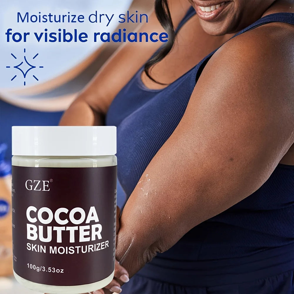 GZE Cocoa Butter Moisturizer – Hydrating Face Cream 100g Face Moisturizer Cream Peaceful Pleasures Health and Wellness