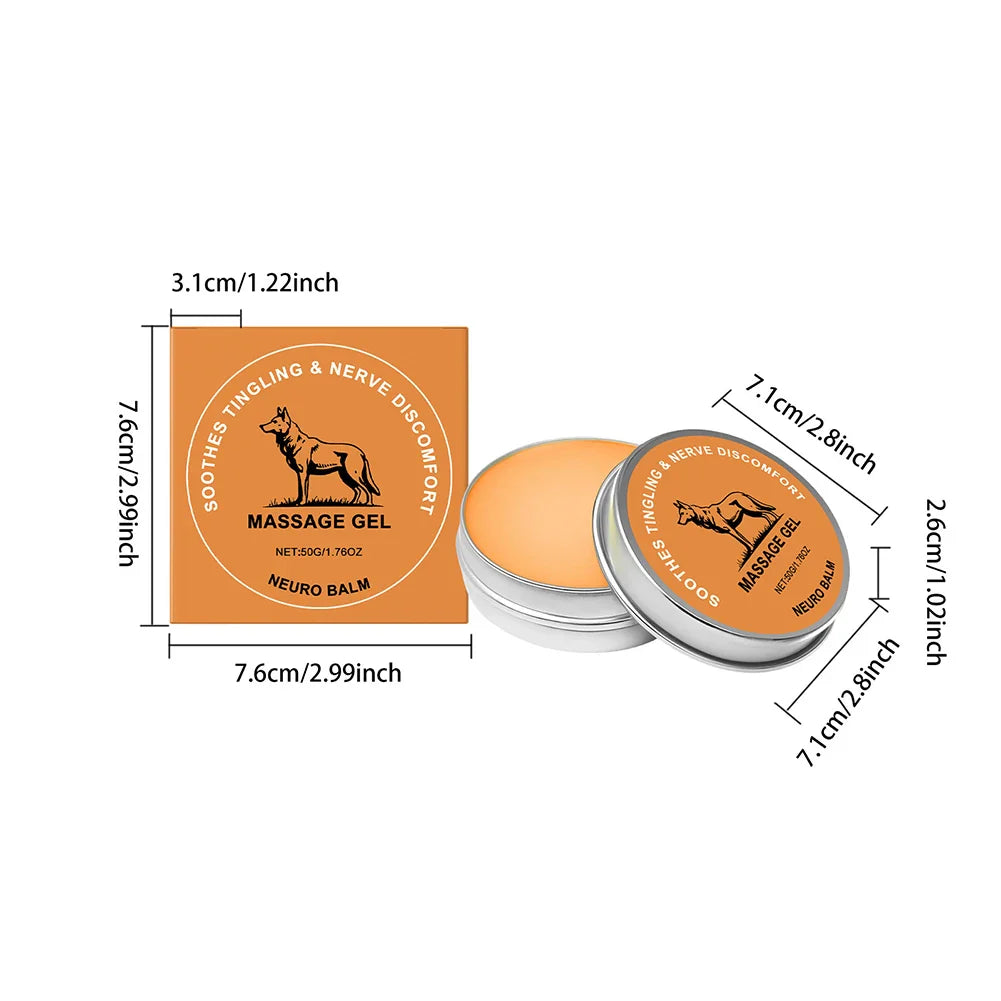 Natural Herbal Cooling Massage Balm with Magnesium – 50g