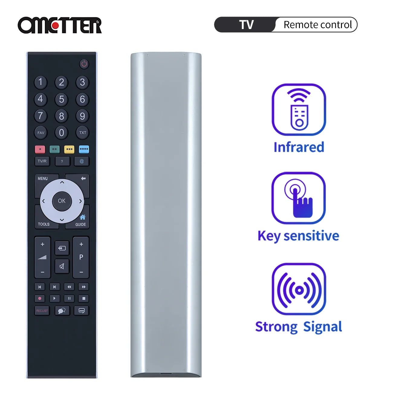 TP7187R Grundig Smart TV Replacement Remote Control