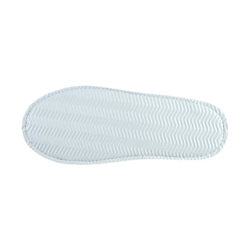 Soft Coral Fleece Disposable Hotel Slippers | Non-Slip Unisex