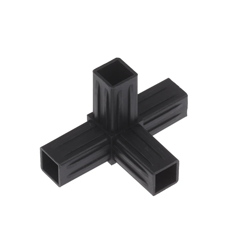 New 1/5Pcs 20MM 2/3/4-/5-way Cross Square Pipe Fittings 20X20Pipe Angle Code Hexagonal Through Plastic Fittings ABS Connector Peaceful Pleasures Health and Wellness 05 1pc