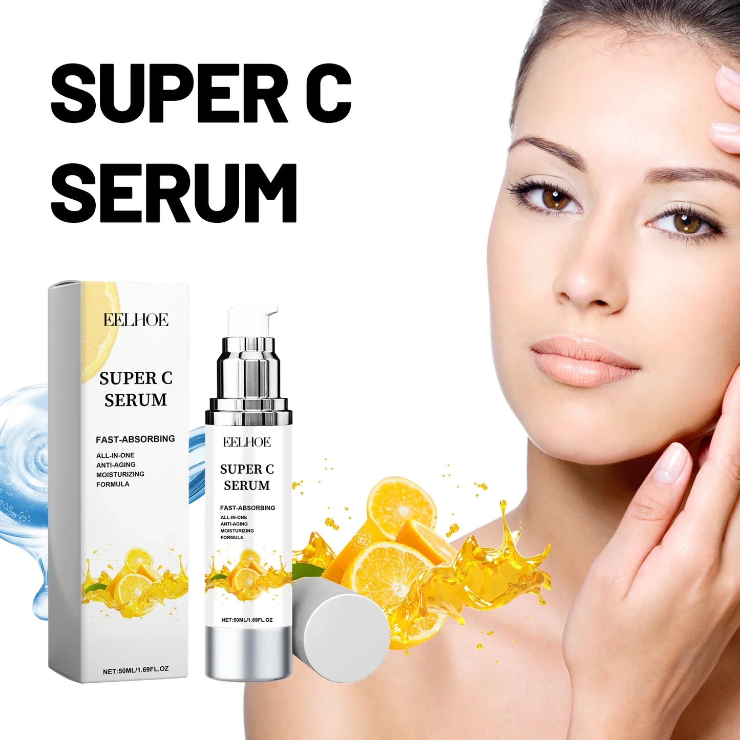 EELHOE Vitamin C Face Serum – Brightening & Moisturizing