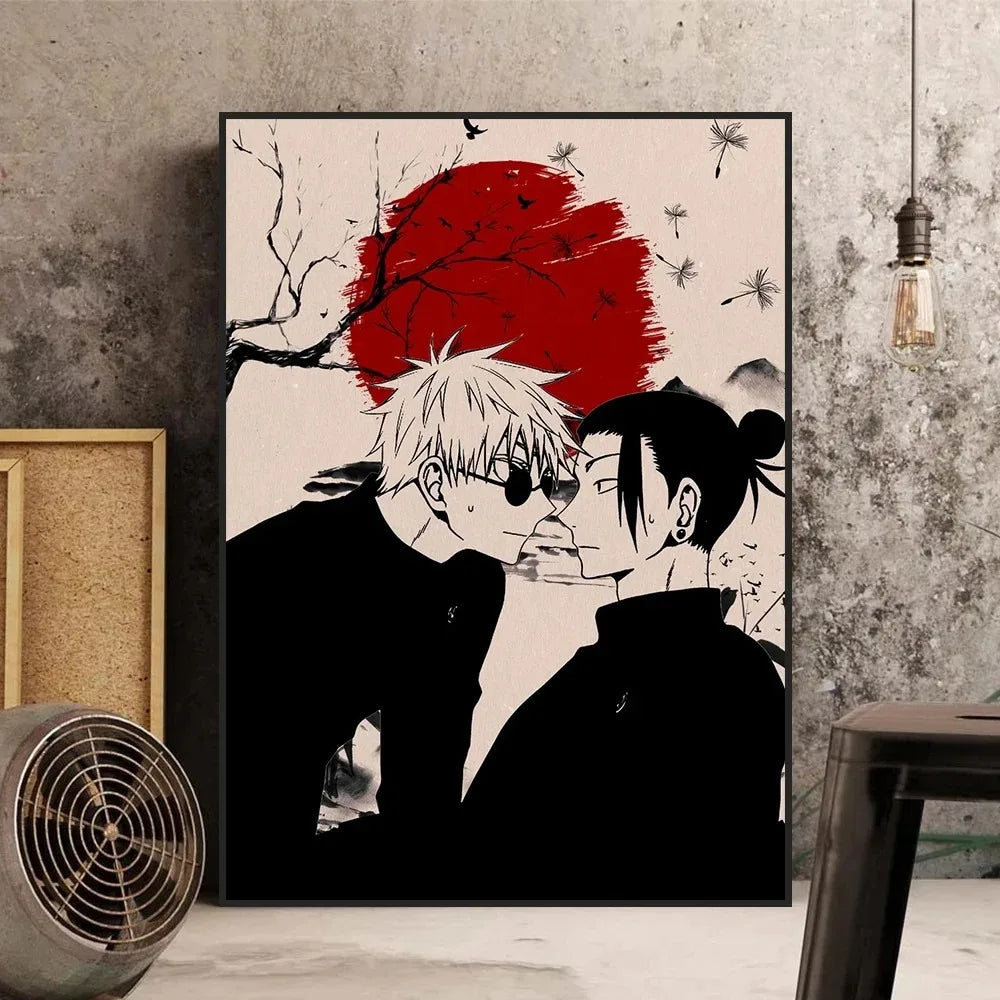 Jujutsu Kaisen Gojo Satoru Canvas Wall Art | Anime Room Decor