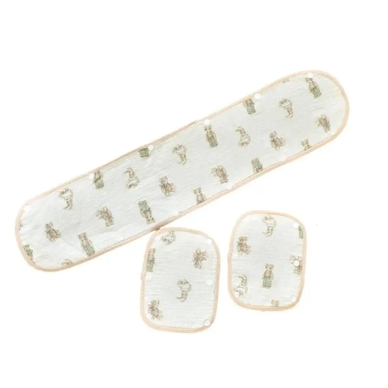 Baby Stroller Comfort Set – Cotton Handlebar & Strap Covers