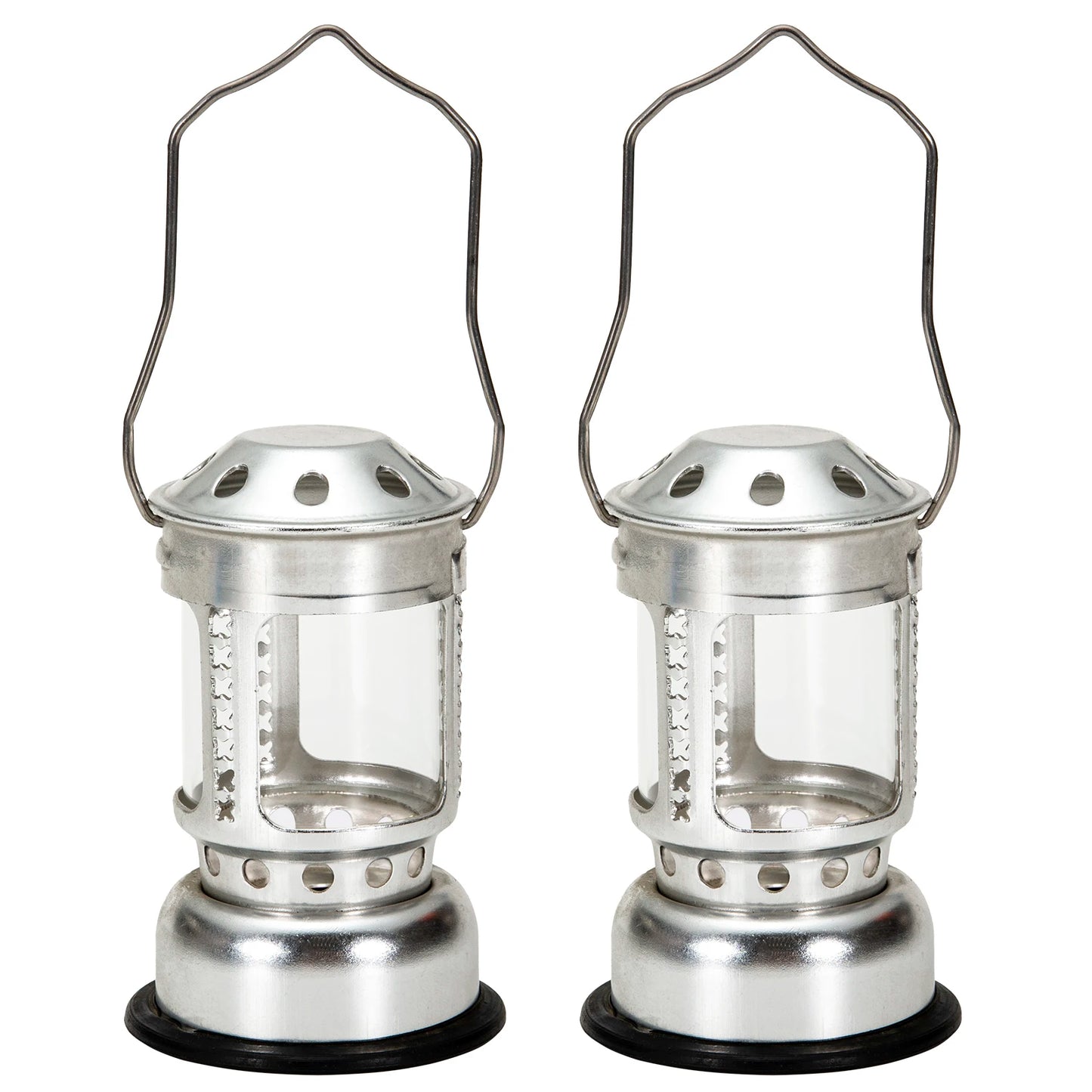 Outdoor Camping Angling Candle Lamp Lantern Mini Bright Aluminium