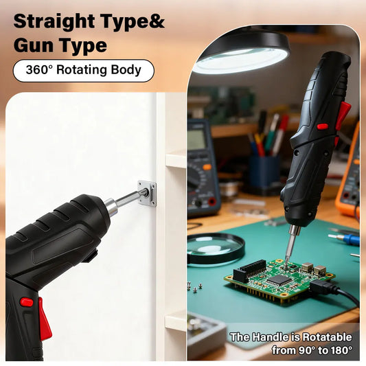 Professional Portable Electric Screwdriver 3.6V Rechargeable Lithium Cordless Tool for Home DIY Maintenance & Repair Peaceful Pleasures Health and Wellness