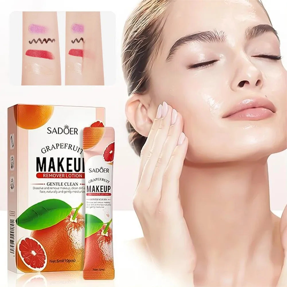Sadoer Grapefruit Makeup Remover – Gentle Cleansing 10x5ml
