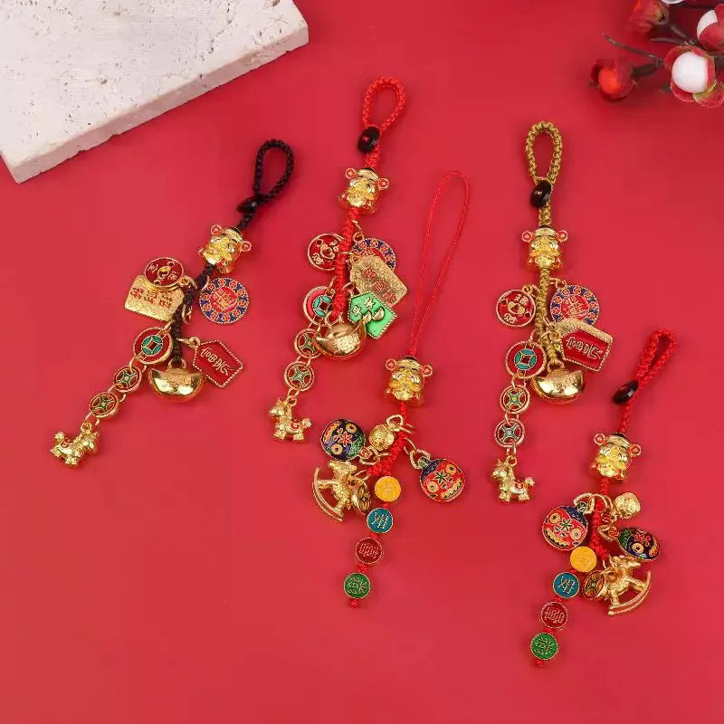 2026 Year of the Horse Chinese New Year Wall Hanging Ornament Holiday Ornament Peaceful Pleasures Health and Wellness