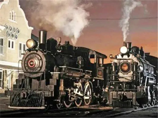 Paint By Number Canvas Painting Kits Landscape DIY Unframe Coloring By Numbers Train Acrylic Paint Kits Unique Gift Peaceful Pleasures Health and Wellness