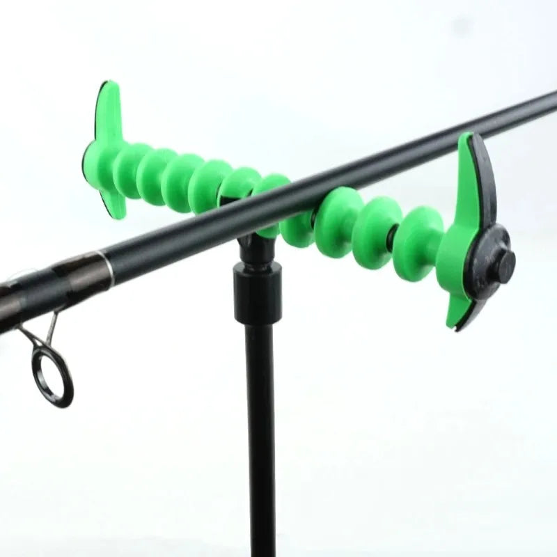 Hirisi Plastic Feeder Rod Rest Head, Durable Carp Fishing Rod Holder End, Practical Buzz Fishing Tackle Accessories Peaceful Pleasures Health and Wellness