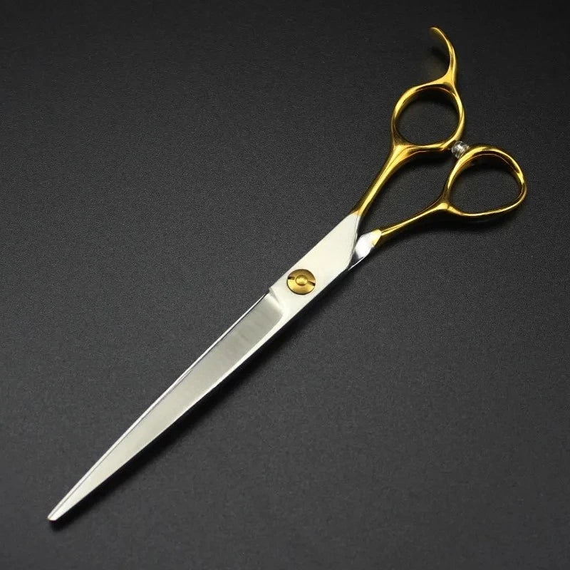 7 Inch Professional Pet Shop Scissors, Dog Grooming Scissors Straight Scissors Suitable for Big Dog Hair Trimming Peaceful Pleasures Health and Wellness