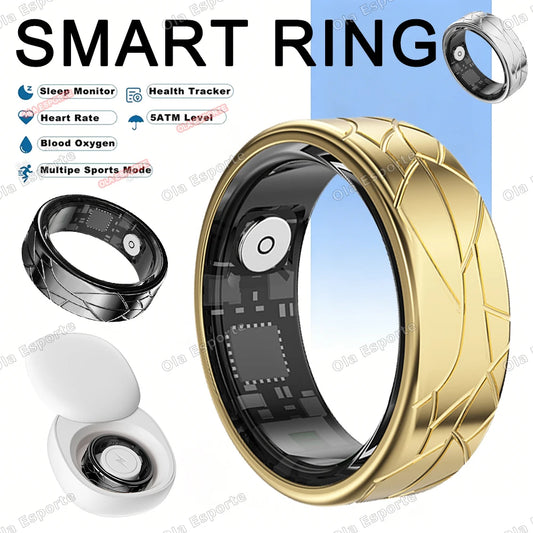 Smart Ring – Heart Rate, Sleep & Fitness Tracker | IP68 Waterproof Smart Health Ring Peaceful Pleasures Health and Wellness