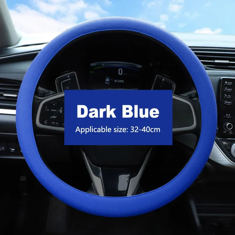 Silicone Steering Wheel Cover – Universal Anti-Slip, 6 Colors