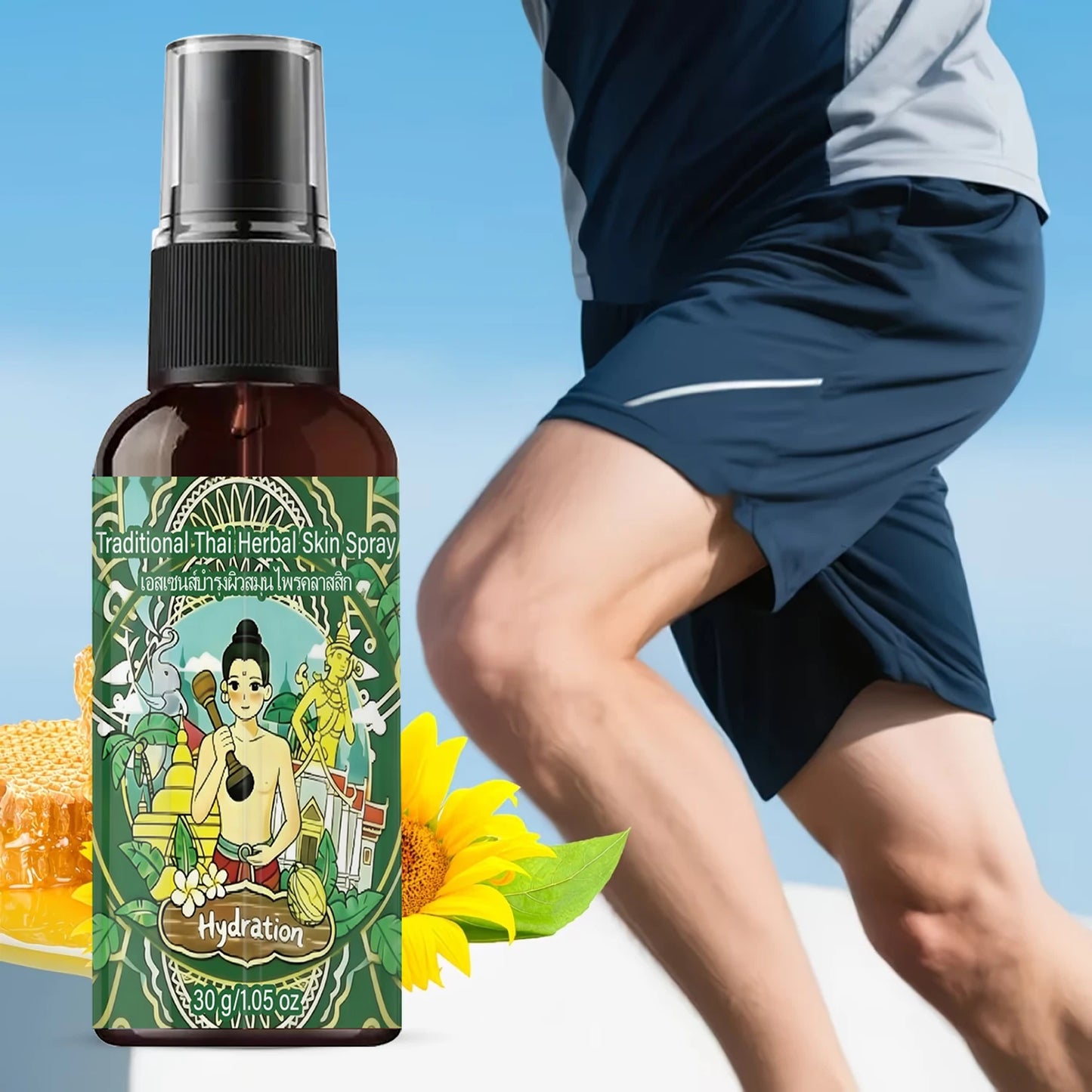 Niacinamide & Collagen Hydrating Body Mist | Thai Herbal Spray Hydrating Body Mist Peaceful Pleasures Health and Wellness