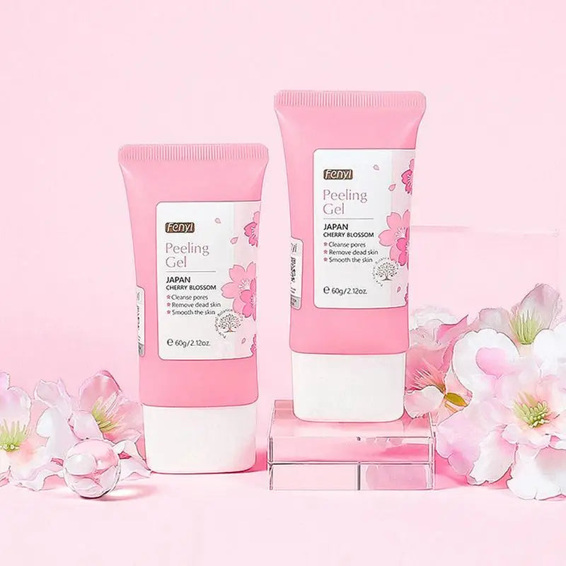 Cherry Blossom Face Peeling Gel – Gentle Exfoliating Scrub