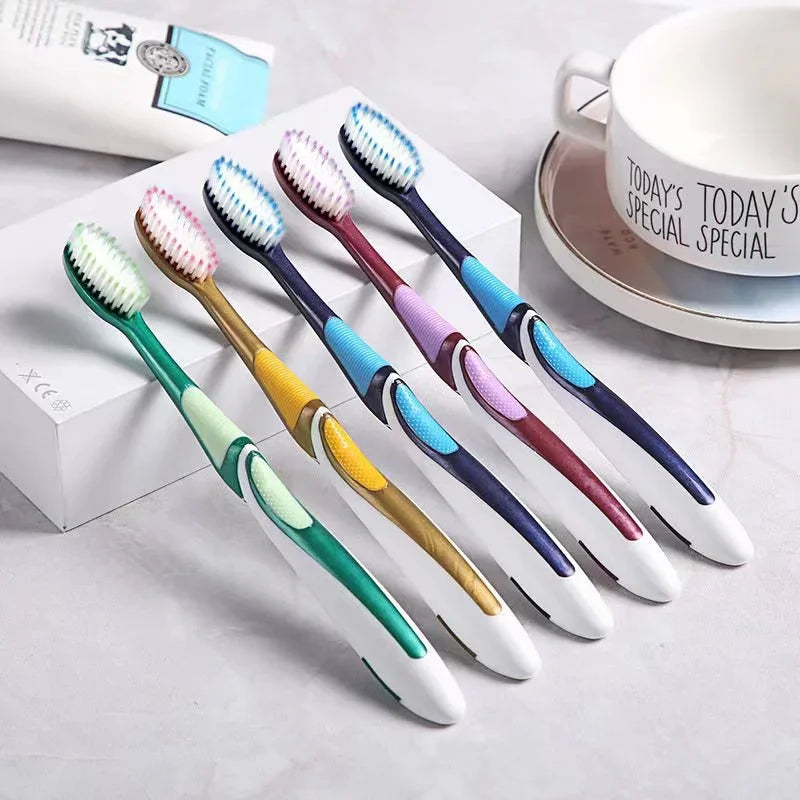 High-end toothbrush soft hair family pack combination pack ultra-fine soft bamboo charcoal nano couple men and women special Peaceful Pleasures Health and Wellness