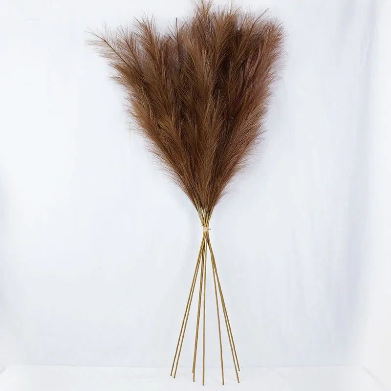 Large Silk Pampas Grass Artificial Flowers 100–120cm | Home & Wedding
