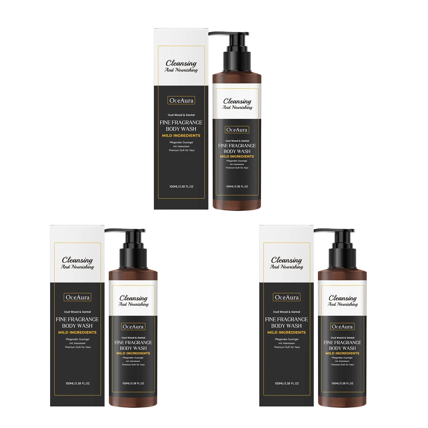 Refreshing Moisturizing Shower Gel Exfoliating Soothing Body Odor Remover Glowing Smoothing Rich Foam Daily Cleansing Body Wash Peaceful Pleasures Health and Wellness 300g boxed Moisturizing