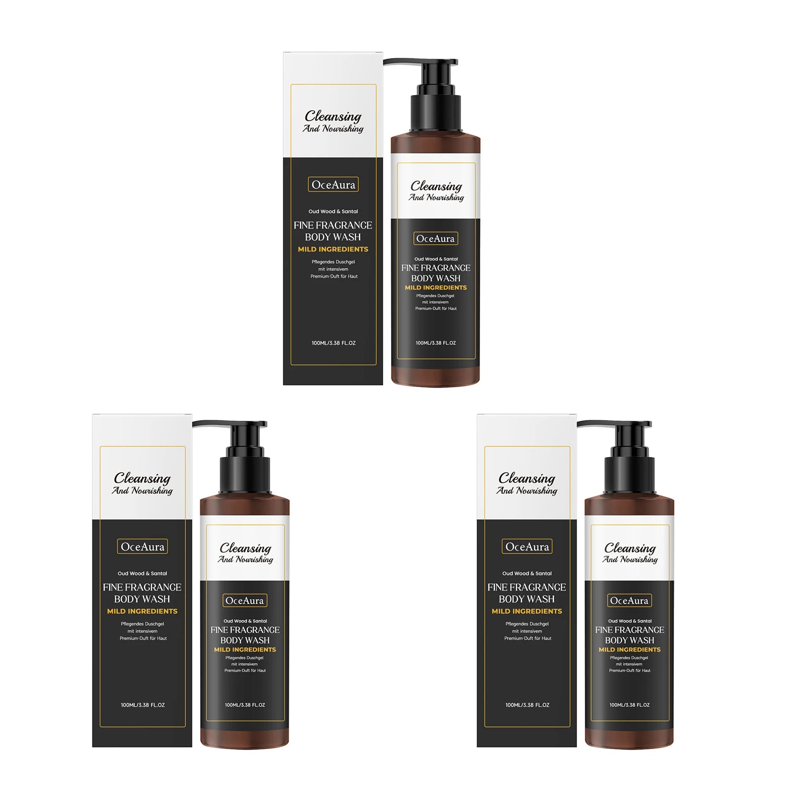 Refreshing Moisturizing Shower Gel Exfoliating Soothing Body Odor Remover Glowing Smoothing Rich Foam Daily Cleansing Body Wash Peaceful Pleasures Health and Wellness 300g boxed Moisturizing
