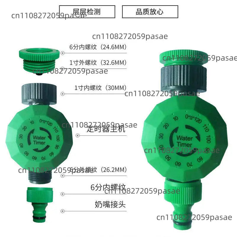 Mechanical Garden Watering Timer | 5–120 Min Drip Controller