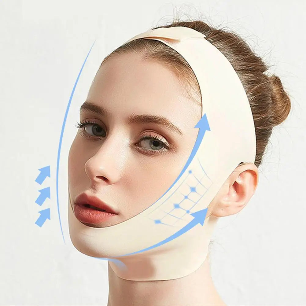 V-Shape Face Lift Belt – Adjustable Chin Slimming Bandage