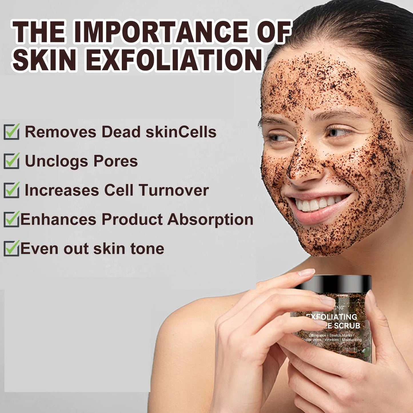 Coffee Scrub for Deep Cleaning & Moisturizing Pores Peaceful Pleasures Health and Wellness