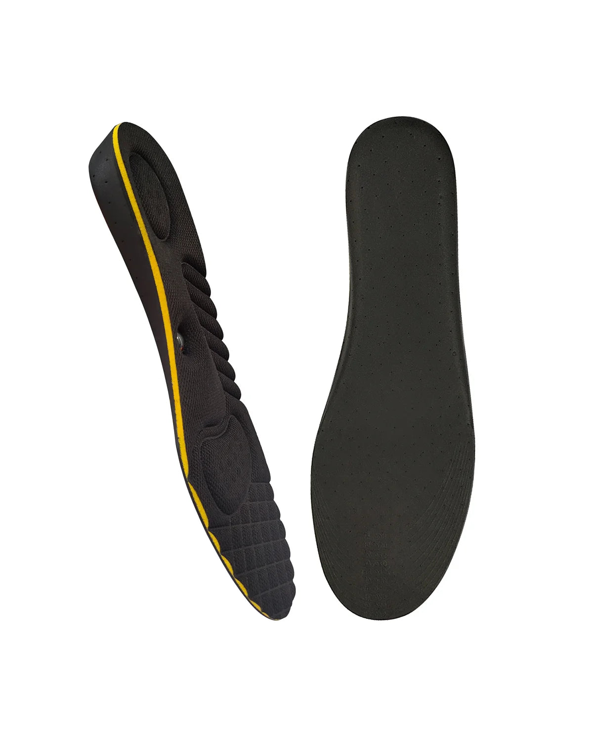 1 Pair Magnetic Massage EVA Cushioning Insoles - Internal Height Increase 2-5CM - Suitable For Sports Walking Peaceful Pleasures Health and Wellness Black 4cm 1pair