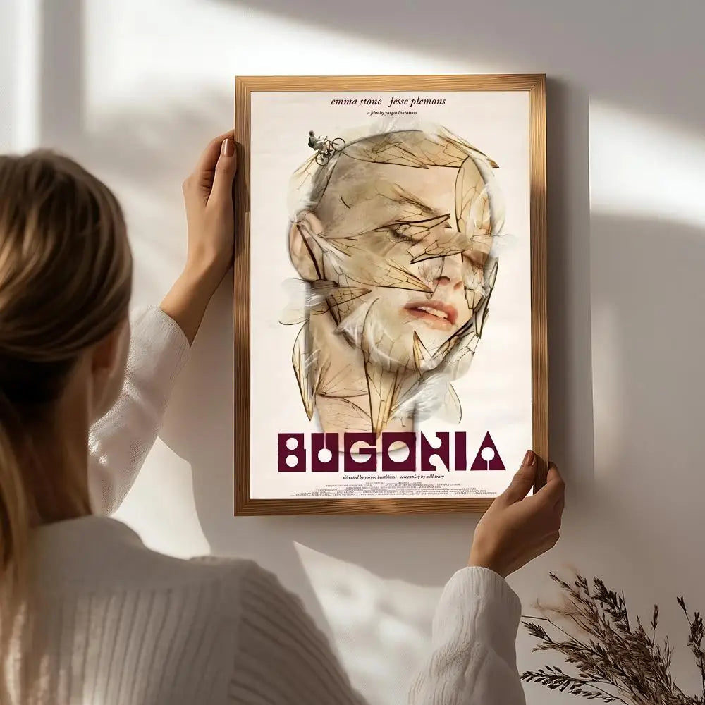 Character B-Bugonia Poster HD Self Adhesive Waterproof Wall Art Ideal for Home Office Dorm Bedroom Great Gift Peaceful Pleasures Health and Wellness White8 21X30cmNoframe