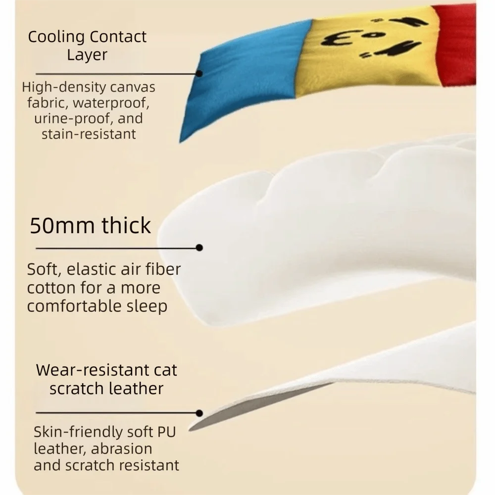 Double-Sided Pet Cooling Mat | Waterproof Foldable Dog & Cat Bed