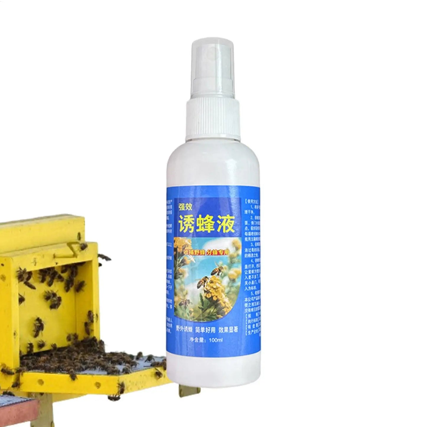 100ml Bee Attractant Spray – Pheromone Swarm Lure for Beekeepers