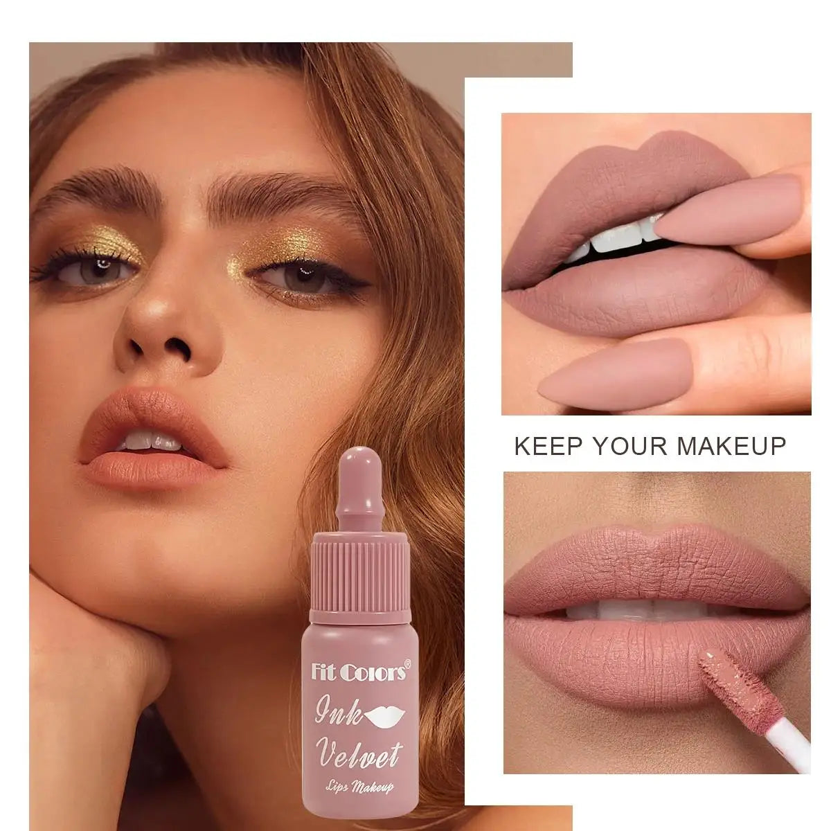Fit Colors Velvet Matte Liquid Lipstick – Waterproof, Long-Lasting