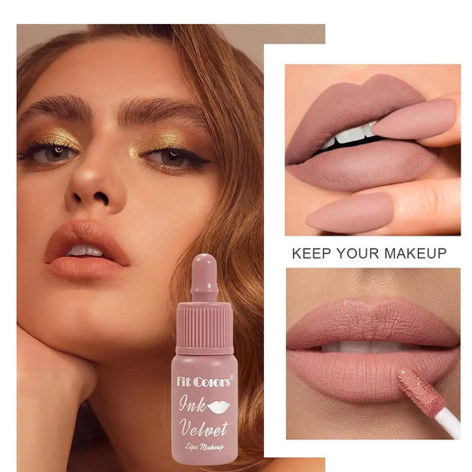 Fit Colors Velvet Matte Liquid Lipstick – Waterproof, Long-Lasting Liquid Lipstick Oasis Select