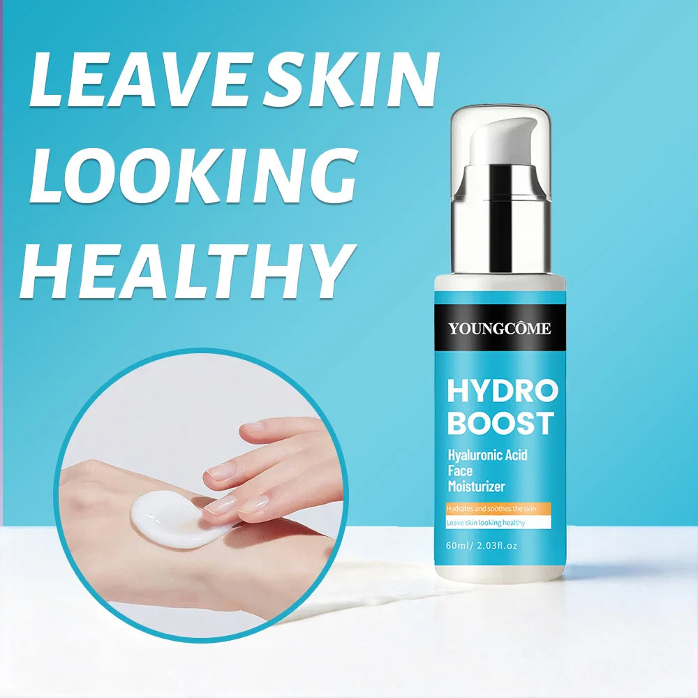 YOUNGCOME Hyaluronic Acid Face Moisturizer – 24H Hydration 60ml
