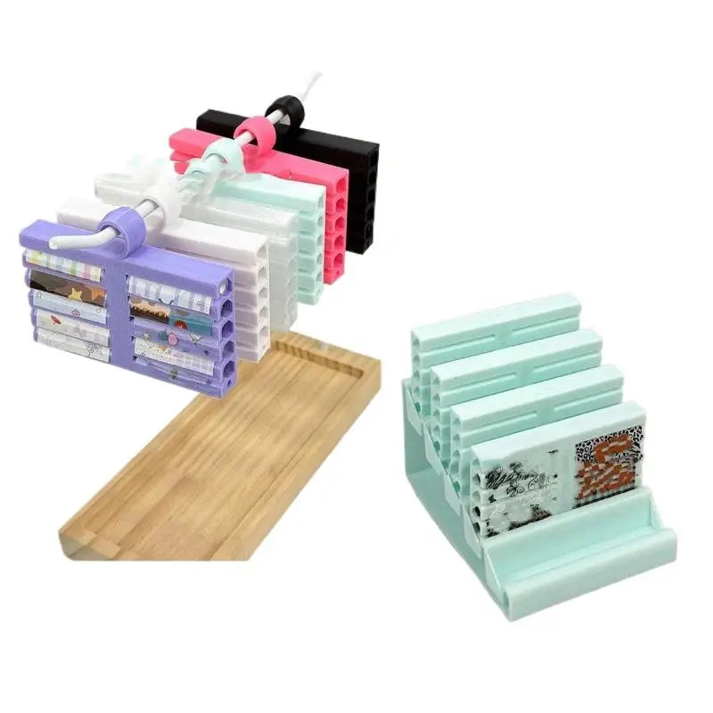 Nail Foil Storage Case Organizer Box For Transfer Paper Portable And Handy Display Stand For Salon Manicure Accessories Peaceful Pleasures Health and Wellness