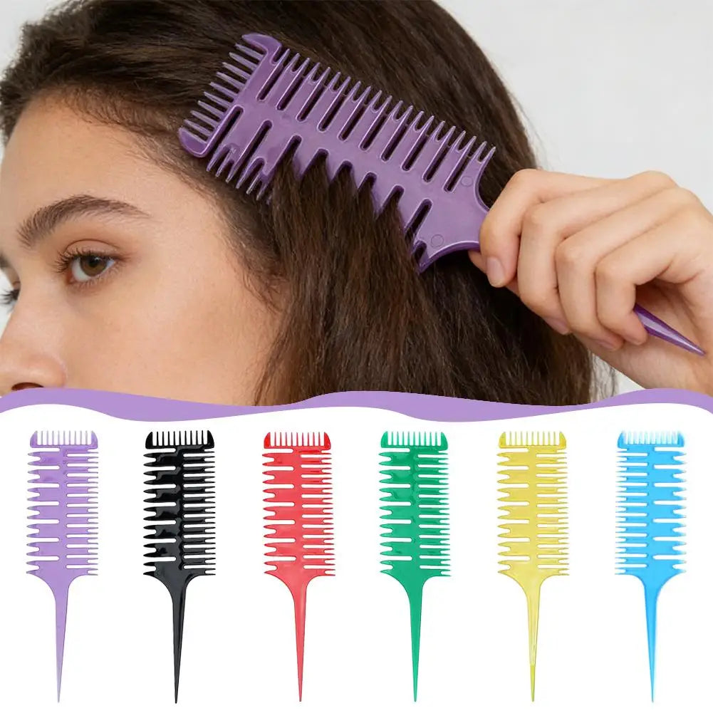 Fishbone Tail Hair Highlighting & Sectioning Comb | Salon Use